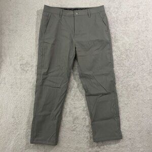 NWOT Gerry Mens 36 Stretch Tech Pants Fleece Lined Gray  Outdoor Hiking